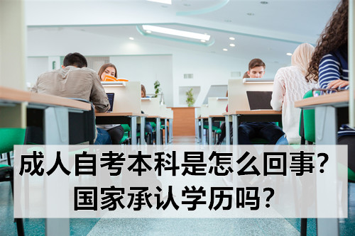 成人自考本科是怎么回事？国家承认学历吗？