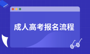 成人高考报名流程